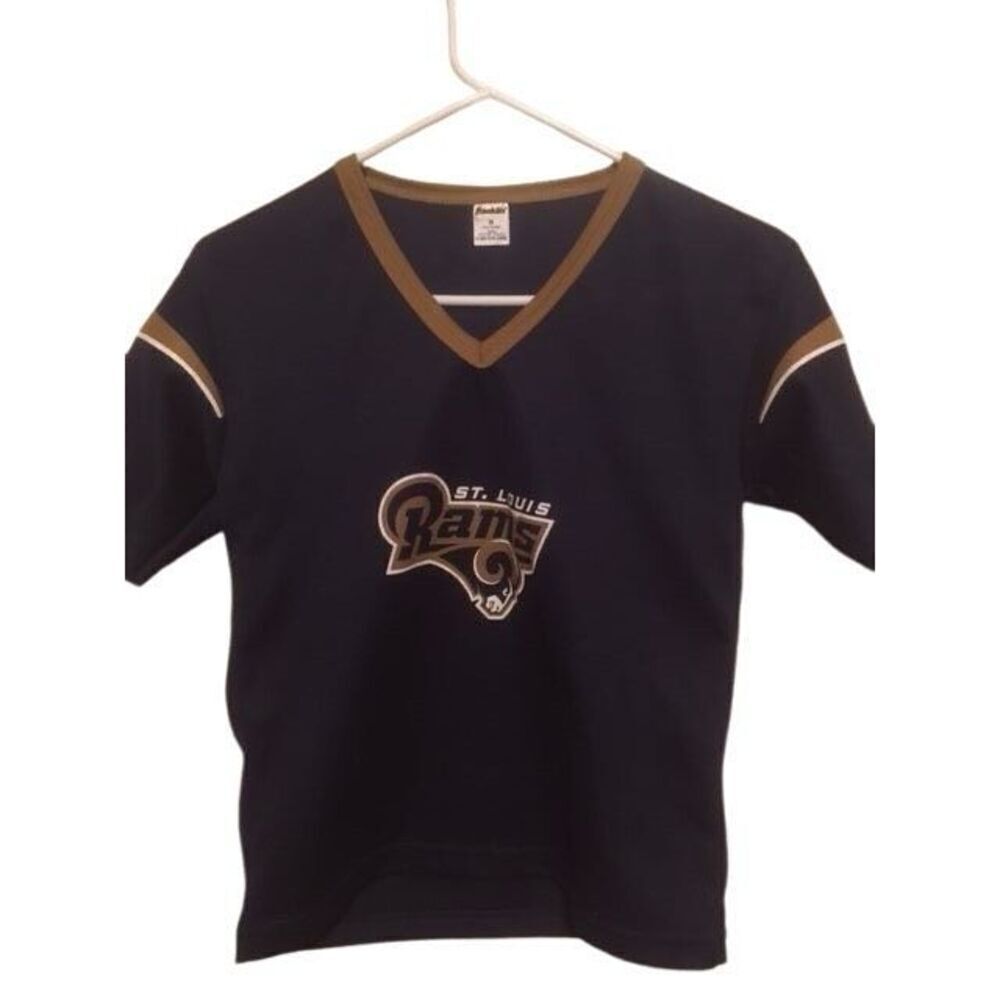 ST. LOUIS RAMS SIZE YOUTH MEDIUM FRANKLIN JERSEY